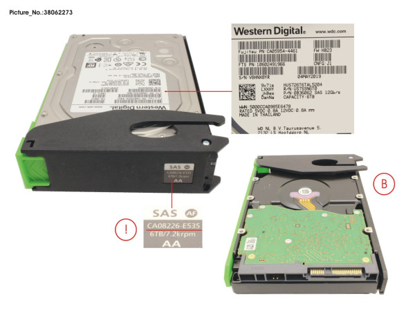 DX S3/S4 HDDE HD DRIVE 6TB 7.2K