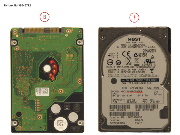 HDD SAS 12G 600GB 10K 512E SFF 2.5'