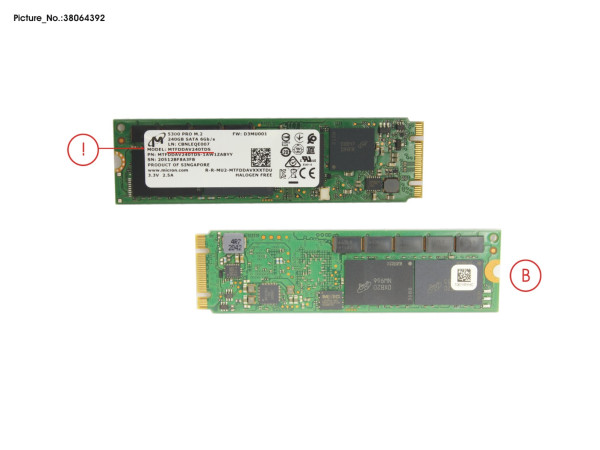 M.2 SATA 240GB FOR ESXI