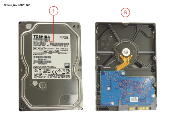 HDD 1TB SATA S3 7.2K 3.5' 64M