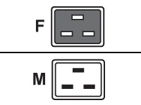 Netzkabel 16A IEC320 C19->C20