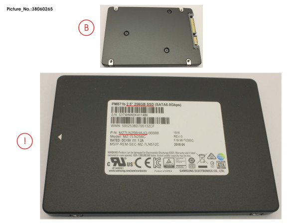 SSD S3 256GB 2.5 SATA (7MM)