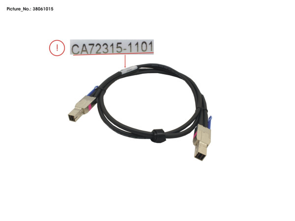 SAS CABLE 1.1M MINI SAS HD-MINI SAS HD