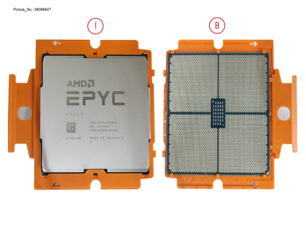 EPYC 9554P 64C 3.1GHZ 360W