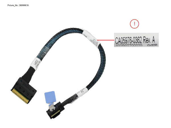 SLIMSAS CABLE, INT RAID TO 3.5X4 FHSBP,