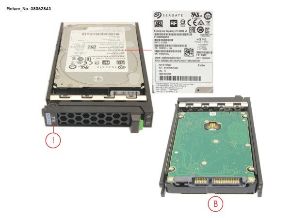 HD SATA 6G 2TB 7.2K 512E HOT PL 2.5' BC