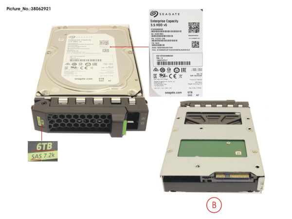 HD SAS 12G 6TB 7.2K 512E HOT PL 3.5' BC