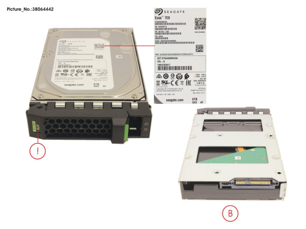 HD SAS 12G 6TB 7K2 512E HOT PL LFF BC