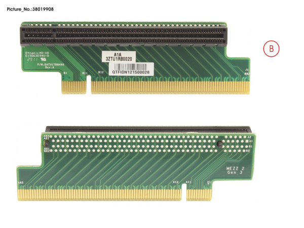 MEZZ PCIE X8+SAS R