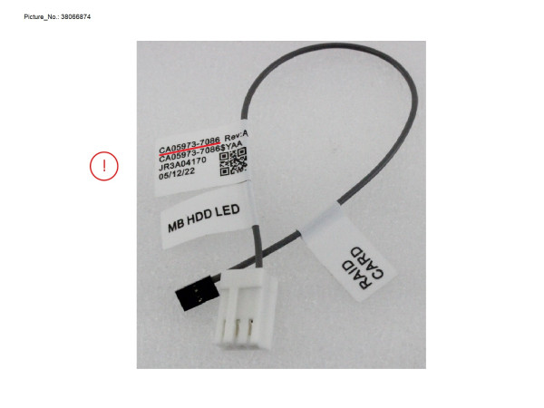 TX M5 HDD LED CABLE, 1 TO 1, 150MM, MICR