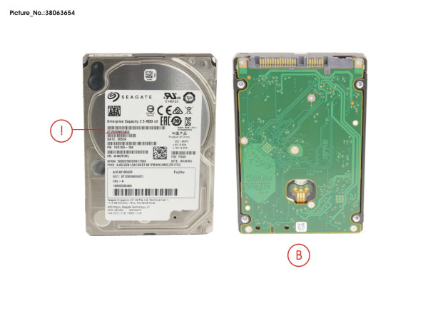 HD SATA 6G 2TB 7.2K 512N HOT PL 2.5" BC