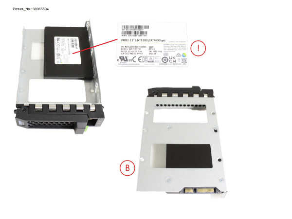 SSD SATA 6G 3.84TB RI LFF FOR NUTANIX