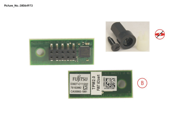 TPM MODULE SPI FOR CX M6