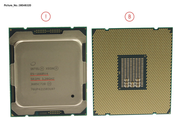 CPU XEON E5-1660V4 3.2GHZ 14,0" W