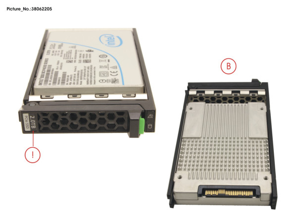 SSD PCIE3 2TB READ-INT. 2.5" H-P EP