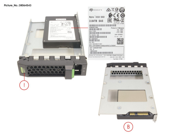 SSD SAS 12G RI 3.84TB IN LFF SLIM