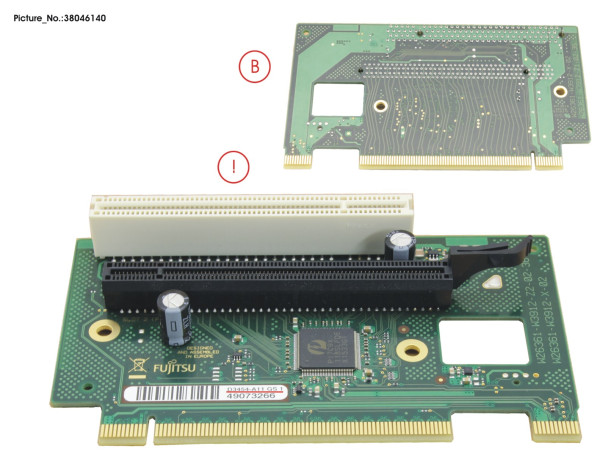 RISER CARD D3554 PCIE X16 +PCI