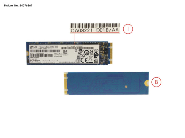 DX60S4 BUD (M.2, 256GB) for FC/12G SAS