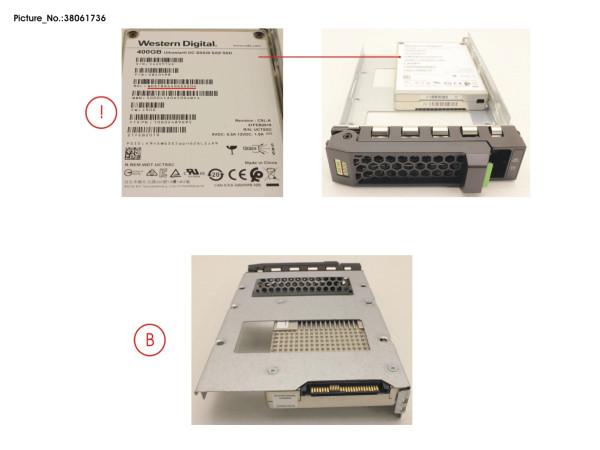 SSD SAS 12G 400GB MIXED-USE 3.5' H-P EP