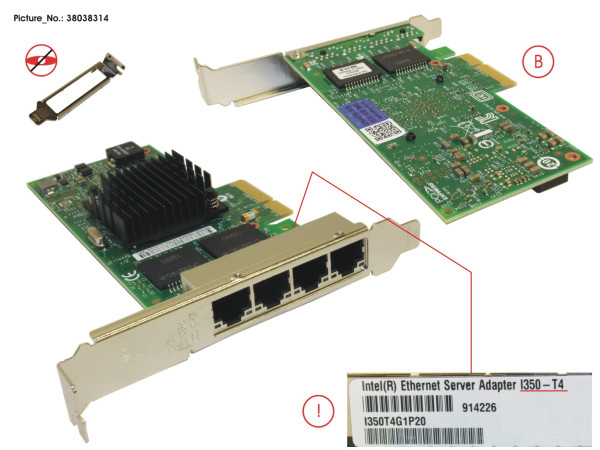 PLAN CP 4X1GBIT CU INTEL I350-T4