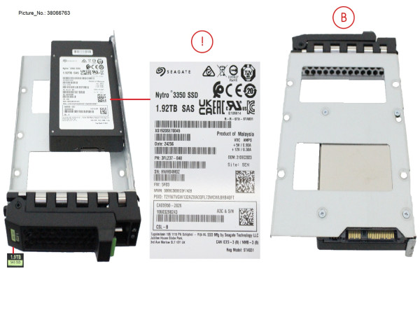 SSD SAS 12G RI 1.92TB IN LFF SLIM