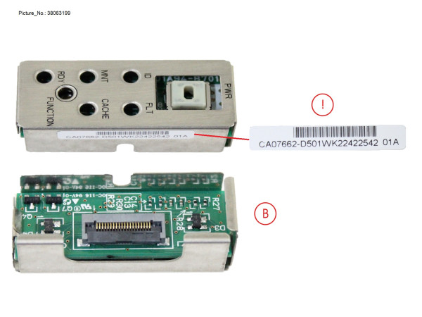 DX ENTRY SPARE OPERATION PANEL CE