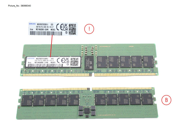 32GB (1X32GB) 1RX4 DDR5-4800 R ECC