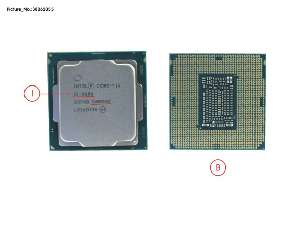 CPU CORE I5-9500 3.0GHZ 65W