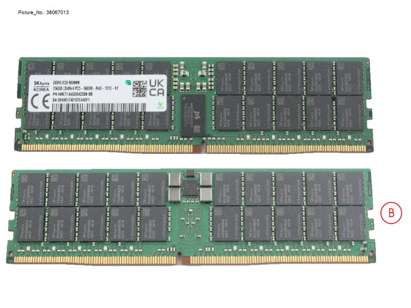 256GB (1X256GB) 8RX4 DDR5-5600 R 3DS ECC