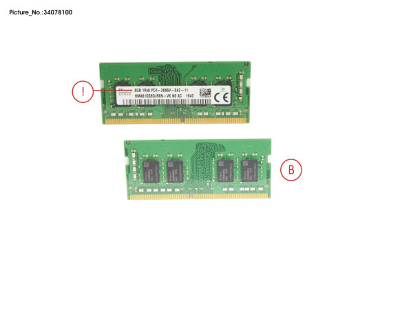 MEMORY 8GB DDR4-2666