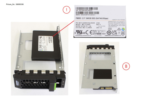 SSD SATA 6G 240GB RI LFF