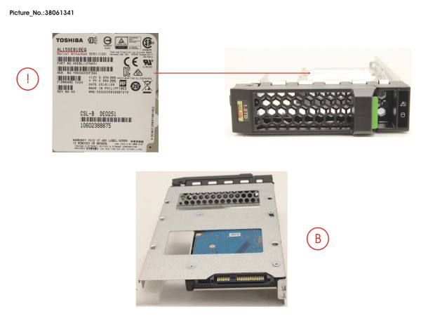 HD SAS 12G 1.8TB 10K 512E HOT PL 3.5' EP