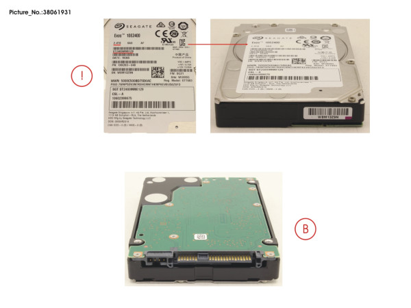 HDD SAS 12G 2.4TB 10K SFF 512E