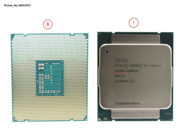 CPU XEON E5-1660V3 3.3GHZ 14,0" W