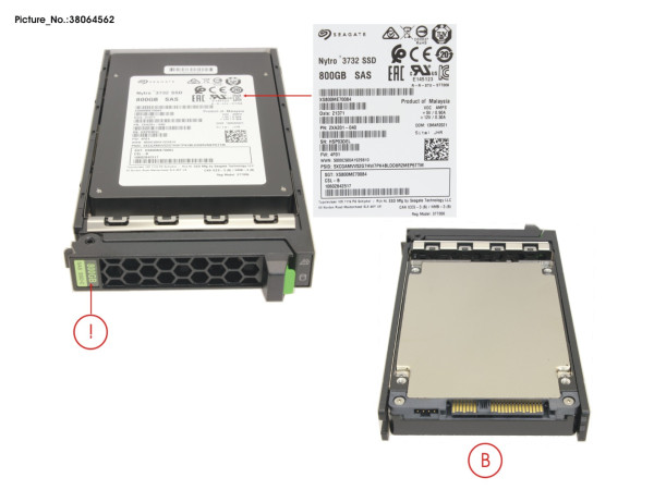 SSD SAS 12G WI 800GB IN SFF SLIM