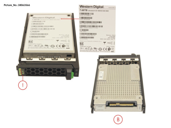 SSD SAS 12G 7680GB RI 2.5" HOT PL EP