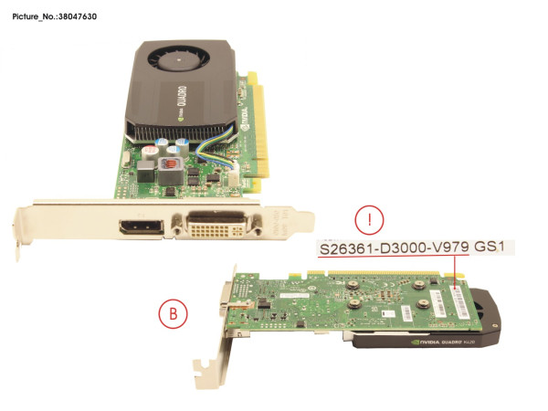 VGA NVIDIA QUADRO K420 2GB