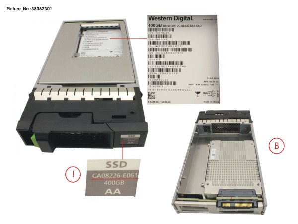 DX1/200S4 SED SSD 400GB DWPD10 3.5