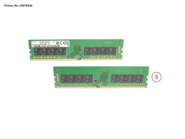 MEMORY 32GB DDR4-2933 UNB