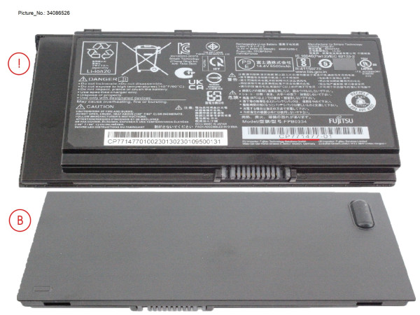 BT-1ST BATTERY (8 CELLS) 6700MAH