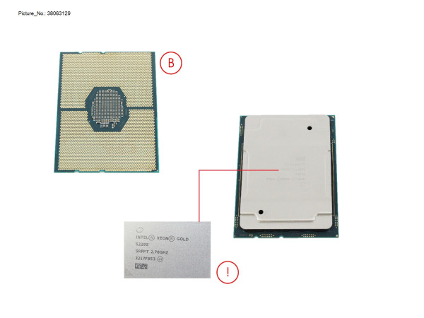 CPU INTEL XEON GOLD 5220S - 2700 12,5" W