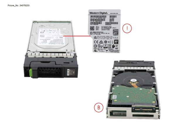 DX S3/S4 HD DRIVE 3.5" 8TB 7.2K