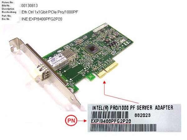 Eth Ctrl 1x1Gbit PCIe Pro/1000PF