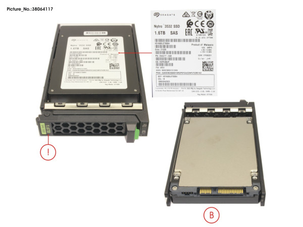 SSD SAS 12G MU 1.6TB IN SFF SLIM