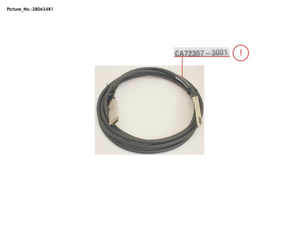 DX HE SPARE QSFP+ CU CABLE 1,1M