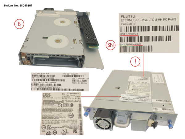 ET LT LTO-8 HH FC DRIVE ASSY