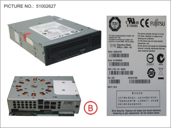 TAPE KIT LTO5HH 1500GB 14,0" MB/S SAS