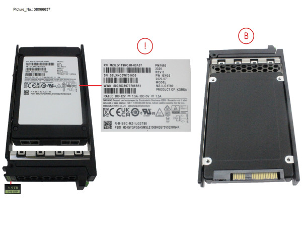 SSD SAS 24G RI 1.92TB SED IN SFF SLIM