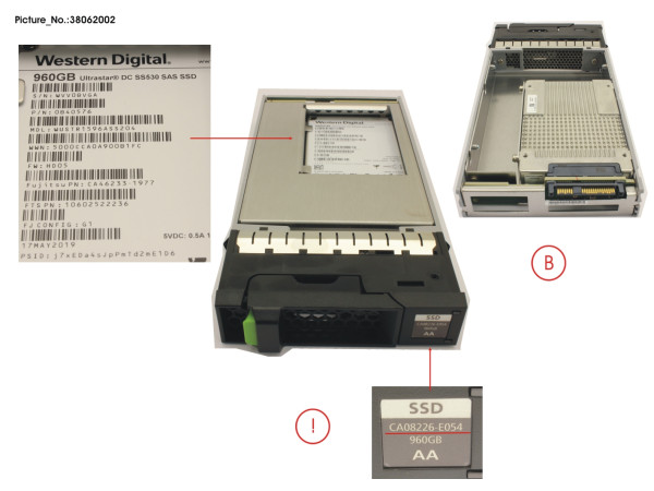 DX S3/S4 SSD SAS 3.5" 960GB DWPD1 12G