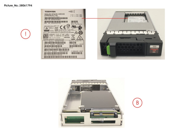 DX S3/S4 SED SSD 3.5" 1.92TB DWPD1 12G